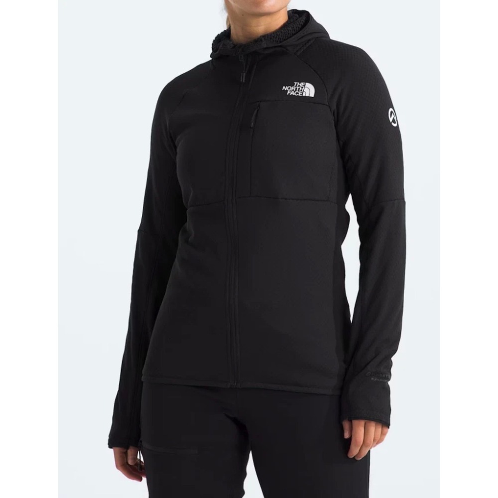 North Face Summit Series Futurefleece FZ Hoodie Black Womens M Gorpcore Layering